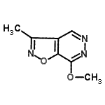 CAS 登录号：106584-77-4， 7-甲氧基-3-甲基[1,2]恶唑并[4,5-d]哒嗪