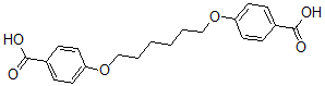 CAS#: 106680-96-0, 4-[6-(4-Carboxyphenoxy)Hexoxy]Benzoic Acid