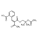 CAS#: 106685-67-0, 2-Acetoxy-2-Methylpropyl (2Z)-2-(2-Nitrobenzylidene)-3-Oxobutanoate