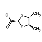 CAS#: 106723-96-0, (4R,5R)-4,5-Dimethyl-1,3-Dithiolane-2-Carbonyl Chloride