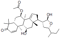 CAS#: 106807-35-6, [(5R,7R,8R,9R,10S,11R,13S,17S)-17-[(2S,3R,5S)-5-Butan-2-Yl-2-Hydroxyoxolan-3-Yl]-11-Hydroxy-4,4,8,10,13-Pentamethyl-3-Oxo-5,6,7,9,11,12,16,17-Octahydrocyclopenta[a]Phenanthren-7-Yl] Acetate