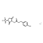 CAS#: 106827-57-0, Sodium 1-{[3-(4-Hydroxyphenyl)Propanoyl]Oxy}-2,5-Dioxo-3-Pyrrolidinesulfonate