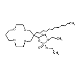 CAS#: 106868-29-5, 1-(6-Dodecyl-1,4,8,11-Tetraoxacyclotetradecan-6-Yl)Ethyl Diethyl Phosphate