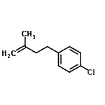 CAS 登录号：106897-78-3， 1-氯-4-(3-甲基-3-丁烯-1-基)苯