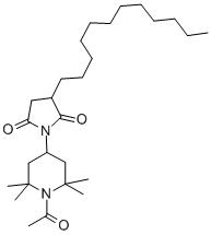CAS#: 106917-31-1, 1-(1-Acetyl-2,2,6,6-Tetramethylpiperidin-4-Yl)-3-Dodecylpyrrolidine-2,5-Dione