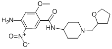 CAS#: 106972-33-2, 4-Amino-2-Methoxy-5-Nitro-N-[1-(Oxolan-2-Ylmethyl)Piperidin-4-Yl]Benzamide