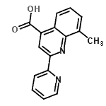 CAS#: 107027-35-0, 8-Methyl-2-(2-Pyridinyl)-4-Quinolinecarboxylic Acid