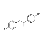 CAS#: 107028-32-0, 1-(4-Bromophenyl)-2-(4-Fluorophenyl)Ethanone