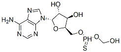 CAS 登录号：107133-74-4， (2S,3R,4S,5R)-2-(6-氨基嘌呤-9-基)-5-[(羟基-甲氧基硫代膦酰)氧基甲基]四氢呋喃-3,4-二醇