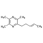 CAS 登录号：107209-24-5， 2,3,5-三甲基-6-[(3E)-3-戊烯-1-基]吡嗪