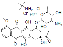 CAS#: 107283-77-2, cis-(Platinum-dichloro(doxorubicin)(tert-butylamine))