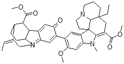 CAS#: 107290-03-9, (5alpha,12beta,19alpha)-2,3-Didehydro-15-((16S)-1,13-Didehydro-10,13-Dihydro-17-Methoxy-10,17-Dioxo-2,4(1H)-Cyclo-3,4-Secoakuammilan-11-Yl)-16-Methoxy-1-Methyl-Aspidospermidine-3-Carboxylic Acid Methyl Ester