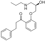 CAS#: 107381-31-7, 1-[2-[(2R)-2-Hydroxy-3-Propylaminopropoxy]Phenyl]-3-Phenylpropan-1-One