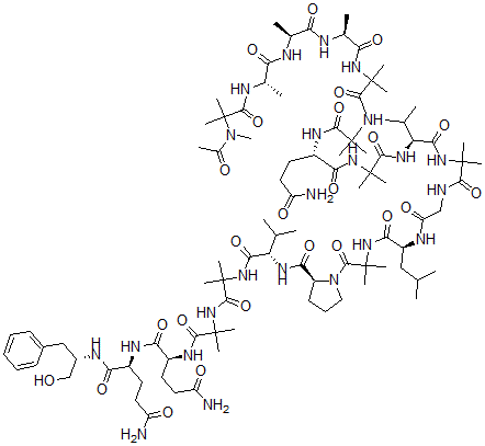 CAS 登录号：107395-32-4， 2-L-丙氨酸-3-L-丙氨酸-6-(2-甲基丙氨酸)-18-L-谷氨酰胺丙甲甘肽I
