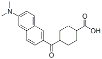 CAS 登录号：107408-10-6， 4-(6-二甲基氨基萘-2-羰基)环己烷-1-羧酸