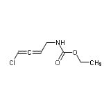 CAS 登录号：107427-28-1， 乙基(4-氯-2,3-丁二烯-1-基)氨基甲酸酯