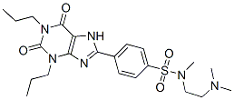 CAS 登录号：107478-35-3， N-(2-二甲基氨基乙基)-4-(2,6-二氧代-1,3-二丙基-7H-嘌呤-8-基)-N-甲基苯磺酰胺