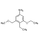 CAS 登录号：107490-08-4， 3-乙氧基-4-乙基-5-(甲氧基甲基)苯胺