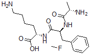 CAS#: 107573-17-1, Alanyl-phenylalanyl-lysine fluoromethane