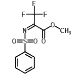 CAS 登录号：107651-35-4， 甲基(2E)-3,3,3-三氟-2-[(苯磺酰基)亚氨基]丙酸酯