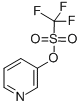 CAS 登录号：107658-27-5， 1,1,1-三氟-甲烷磺酸3-吡啶基酯