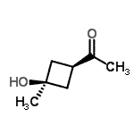 CAS 登录号：107693-34-5， 1-(顺式-3-羟基-3-甲基环丁基)乙酮