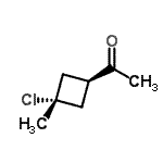 CAS 登录号：107693-41-4， 1-(反式-3-氯-3-甲基环丁基)乙酮