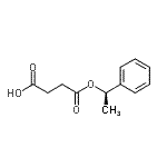 CAS#: 107832-33-7, 4-Oxo-4-[(1R)-1-Phenylethoxy]Butanoic Acid