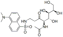 CAS 登录号：107902-97-6， N-[(2S,3R,4R,5R,6R)-2-[2-[(5-二甲基氨基萘-1-基)磺酰基氨基]乙氧基]-4,5-二羟基-6-(羟基甲基)四氢吡喃-3-基]乙酰胺