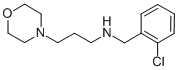 CAS#: 107922-87-2, (2-Chlorophenyl)Methyl-(3-Morpholin-4-Ium-4-Ylpropyl)Azanium
