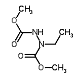 CAS 登录号：107986-92-5， 二甲基1-乙基-1,2-肼二羧酸酯