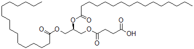 CAS 登录号：108032-13-9， 4-[(2R)-2,3-二(棕榈酰氧基)丙氧基]-4-氧代丁酸