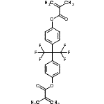CAS#: 108050-42-6, (1,1,1,3,3,3-Hexafluoro-2,2-Propanediyl)Di-4,1-Phenylene Bis(2-Methylacrylate)