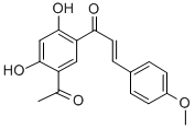 CAS 登录号：108051-26-9， (E)-1-(5-乙酰基-2,4-二羟基苯基)-3-(4-甲氧基苯基)丙-2-烯-1-酮
