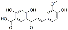 CAS#: 108051-40-7, 2,4-Dihydroxy-5-[(E)-3-(4-Hydroxy-3-Methoxyphenyl)Prop-2-Enoyl]Benzoic Acid