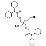 CAS 登录号：108083-23-4， N,N-二环己基-2-[(2-{[2-(二环己基氨基)-2-氧代乙氧基]甲基}-2-乙基己基)氧基]乙酰胺