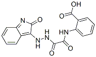 CAS 登录号：108097-98-9， 2-[[2-氧代-2-[2-(2-氧代吲哚-3-基)肼基]乙酰基]氨基]苯甲酸