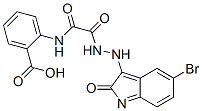 CAS#: 108097-99-0, 2-[[2-[2-(5-Bromo-2-Oxoindol-3-Yl)Hydrazinyl]-2-Oxoacetyl]Amino]Benzoic Acid