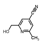 CAS 登录号：108129-25-5， 2-(羟基甲基)-6-甲基异烟腈