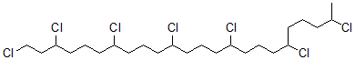 CAS 登录号：108171-27-3， 1,3,7,11,15,19,23-七氯二十四烷