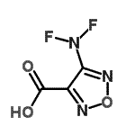 CAS 登录号：108284-66-8， 4-(二氟氨基)-1,2,5-恶二唑-3-羧酸