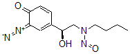 CAS 登录号：108333-73-9， 4-[(1S)-2-(丁基-亚硝基氨基)-1-羟基乙基]-2-偶氮基苯酚