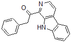 CAS 登录号：108335-05-3， 2-苯基-1-(9H-吡啶并[3,4-b]吲哚-1-基)乙酮
