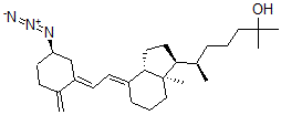 CAS#: 108345-00-2, (6R)-6-[(1S,3aS,4E,7aR)-4-[(2Z)-2-[(5R)-5-Azido-2-Methylidenecyclohexylidene]Ethylidene]-7alpha-Methyl-2,3,3A,5,6,7-Hexahydro-1H-Inden-1-Yl]-2-Methylheptan-2-Ol