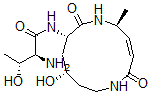 CAS 登录号：108351-43-5， (2S,3R)-2-氨基-3-羟基-N-[(3Z,5S,8S,10S)-10-羟基-5-甲基-2,7-二氧代-1,6-二氮杂环十二碳-3-烯-8-基]丁酰胺