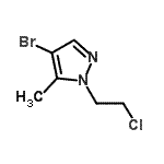 CAS#: 108354-41-2, 4-Bromo-1-(2-Chloroethyl)-5-Methyl-1H-Pyrazole