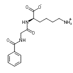CAS#: 108392-04-7, (2R)-6-Ammonio-2-[(N-Benzoylglycyl)Amino]Hexanoate