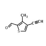 CAS#: 108408-34-0, 4-Ethynyl-3-Methyl-2-Thiophenecarbaldehyde