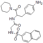 CAS 登录号：108460-12-4， N-[3-(4-氨基苯基)-1-氧代-1-哌啶-1-基丙-2-基]-2-(萘-2-基磺酰基氨基)乙酰胺