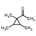 CAS 登录号：108507-77-3， 1-(1,2,3-三甲基环丙基)乙酮